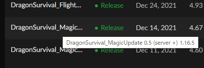 Dragon Survivalのマジックアップデートファイル